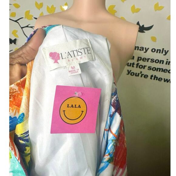 L’atiste By Amy Life‎ Is Art Women’s Color Splash Blazer And Trouser Set Size M - Picture 8 of 11